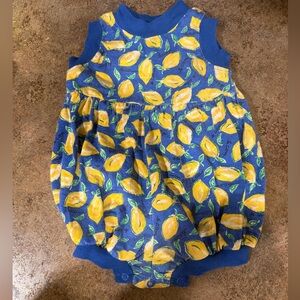 Vintage Kelly's Kids Lemon Romper